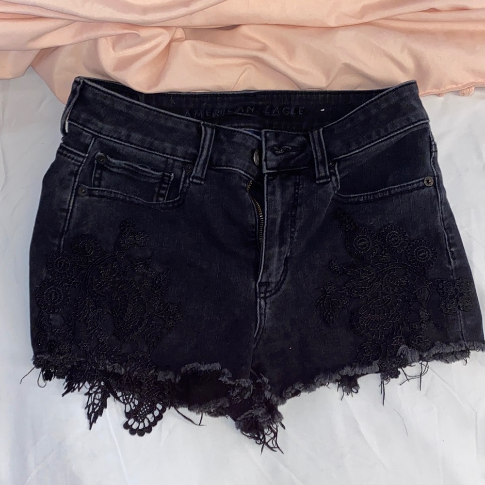 Size 4 black Jean shorts